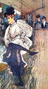  Henri  Toulouse-Lautrec Jane Avril Dancing Spain oil painting art